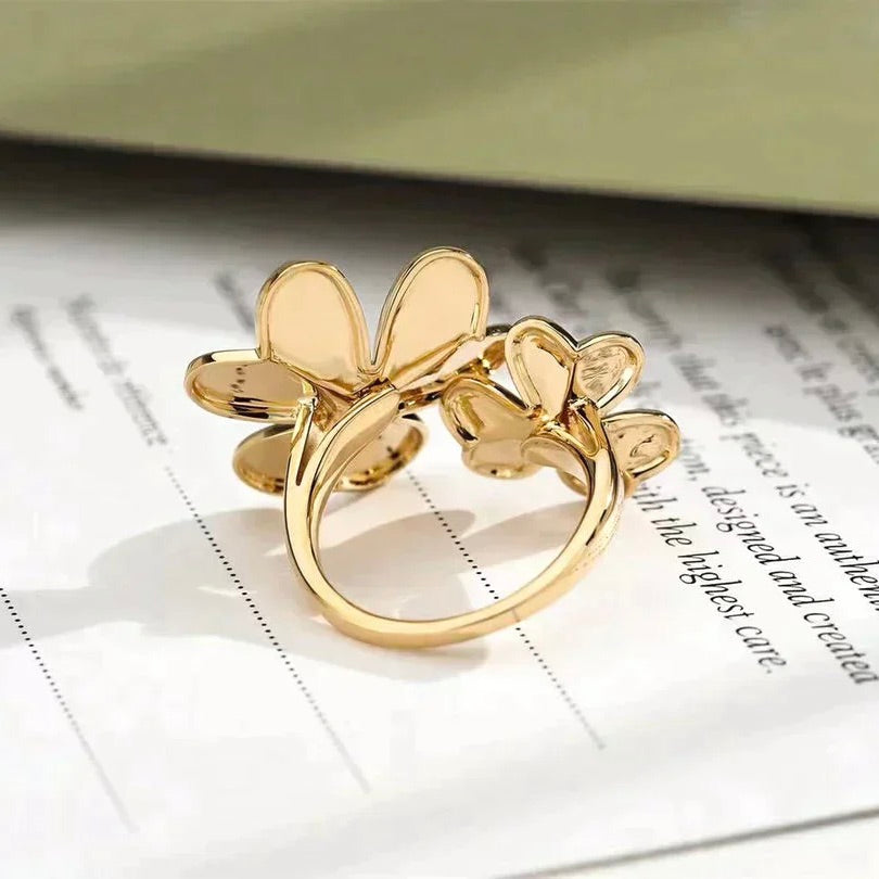 [Luxery]CLOVER COMOS GOLD DIAMOND RING