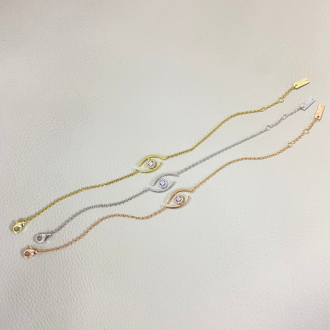 [Luxery]Demo Eye Pave-Set Diamond Bracelet