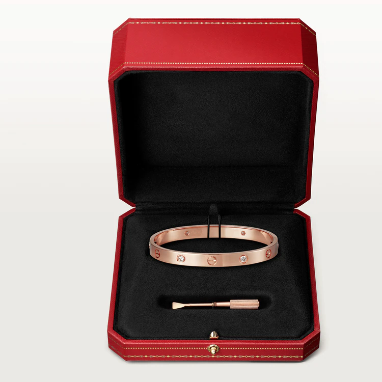[Luxery]LOVE BRACELET 6.1MM 4 DIAMONDS