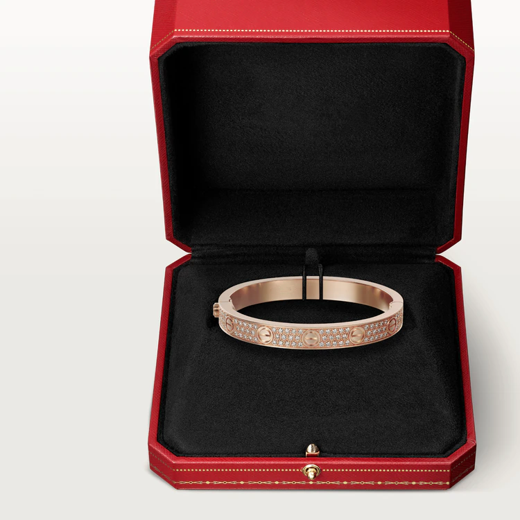 [Luxery]LOVE BRACELET 6.1MM DIAMOND-PAVED
