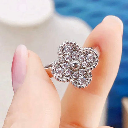 [Luxery]CLOVER DIAMOND RING