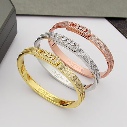[Luxery]Move Noa Full Pavé Diamond Bangle Bracelet