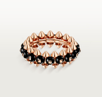 [Luxery]CLASH ELEGANT ROSE GOLD RING FEATURING NATURAL AGATE