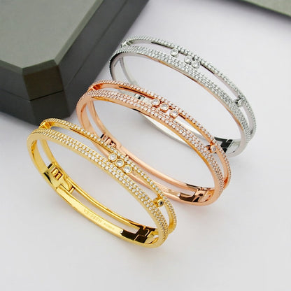 [Luxery]Move Romane pavé bangle