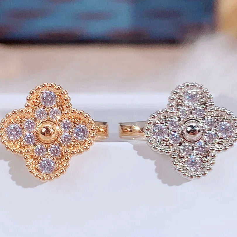 [Luxery]CLOVER DIAMOND RING