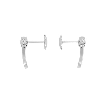 [Luxery]FORCE 10 FULL DIAMOND STUD EARRINGS MINI MODEL