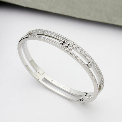 [Luxery]Move Romane pavé bangle