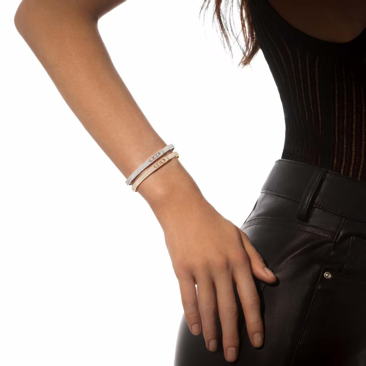 [Luxery]Move Noa Full Pavé Diamond Bangle Bracelet