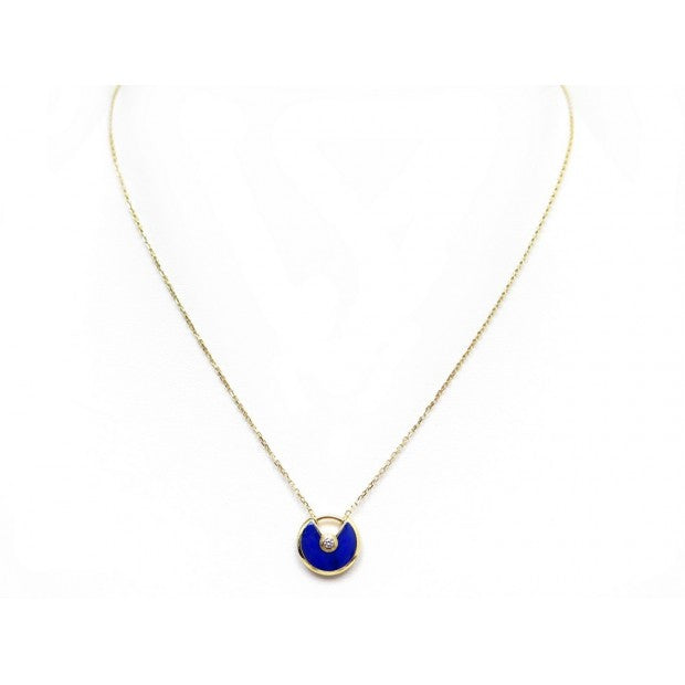 [Luxery]AMULETTE ROSE GOLD AGATE NECKLACE