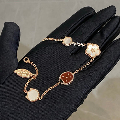 [Luxery]LUCKY SPRING 5 MOTIF BRACELET