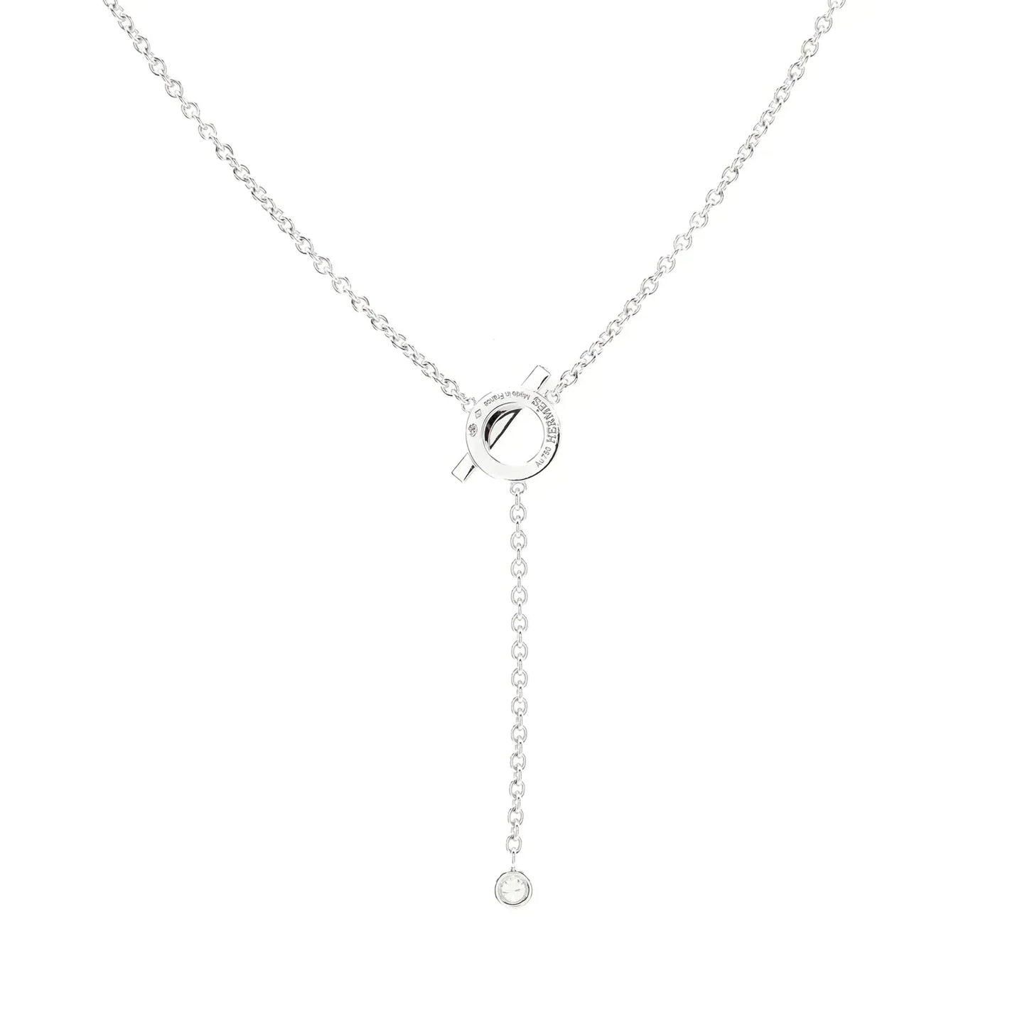 [Luxery]FINESSE SILVER DIAMOND NECKLACE