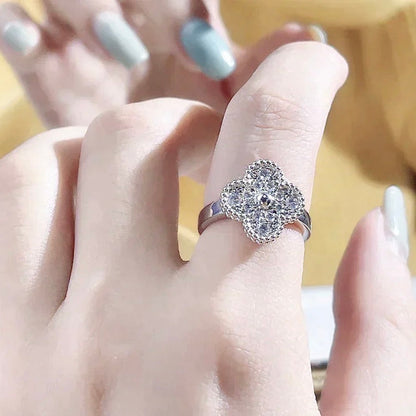 [Luxery]CLOVER DIAMOND RING