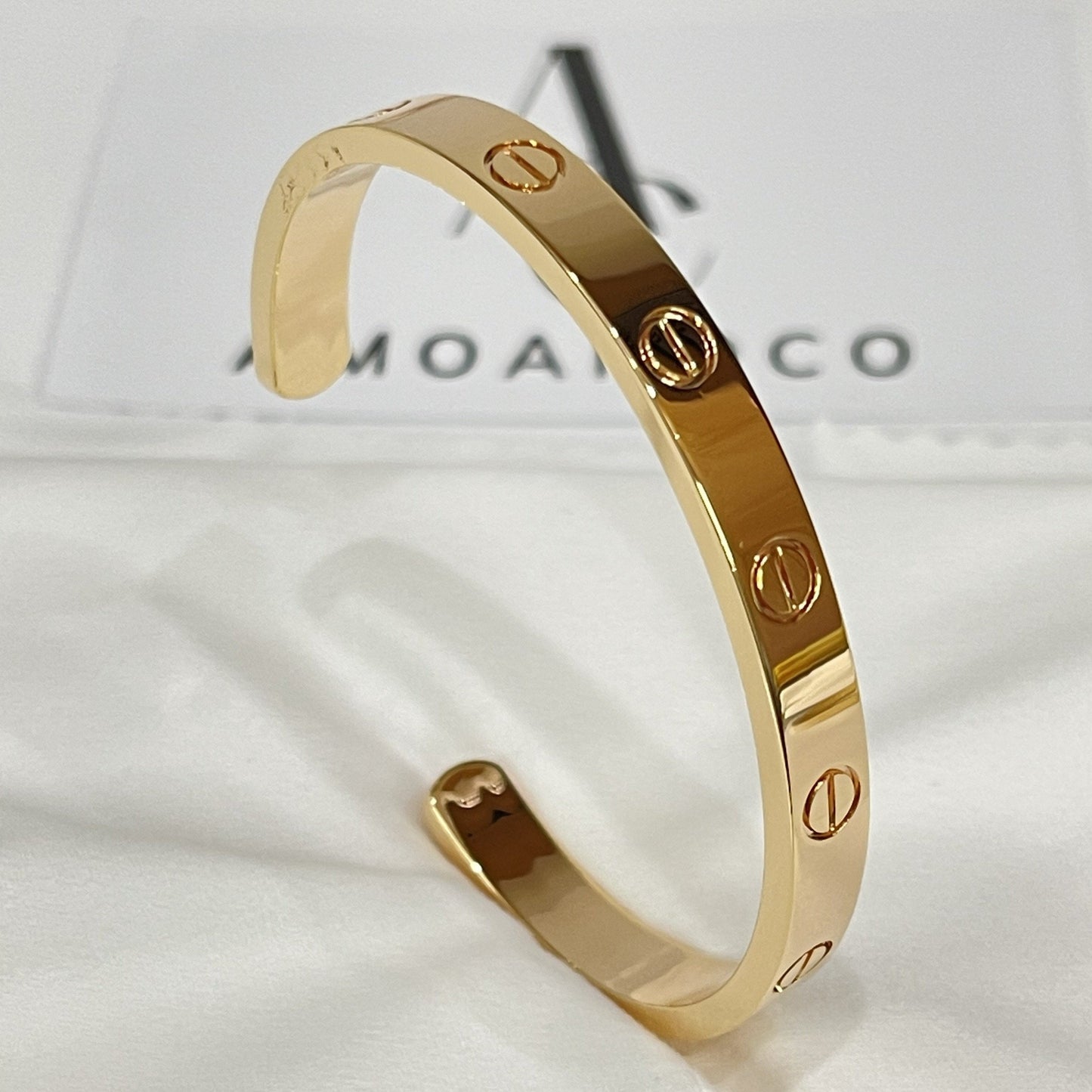 [Luxery]LOVE BRACELET 6.1MM OPEN CUFF