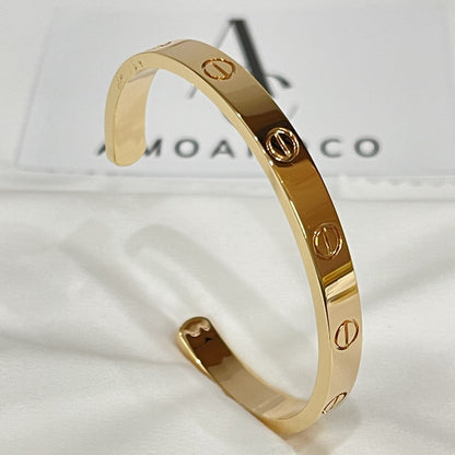 [Luxery]LOVE BRACELET 6.1MM OPEN CUFF