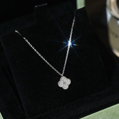 [Luxery]CLOVER MINI 9.5MM PENDANT DIAMOND NECKLACE