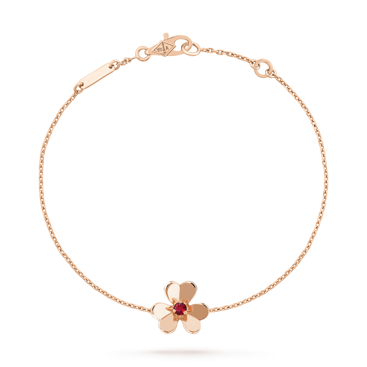 [Luxery]FRIVOLE GOLD FLOWER PINK MALACHITE BRACELET