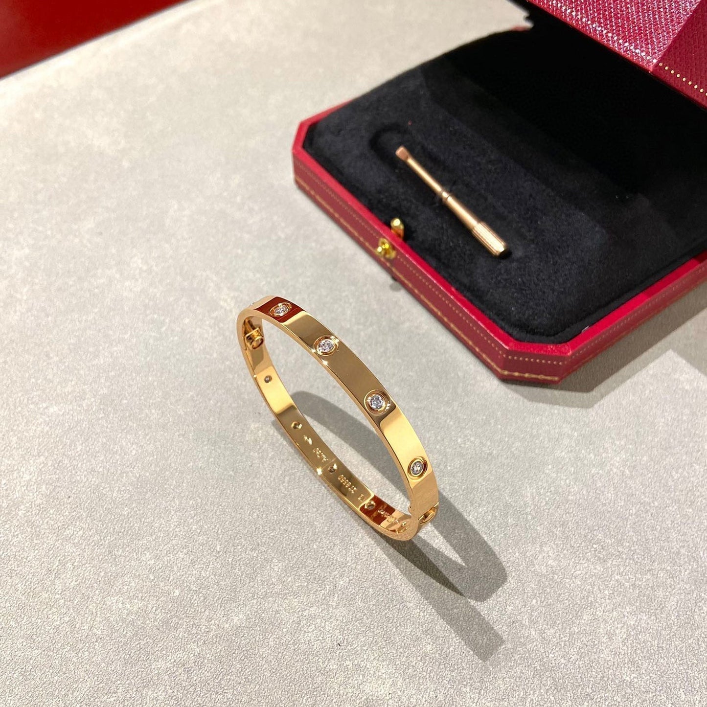 [Luxery]LOVE BRACELET 6.1MM 10 DIAMONDS