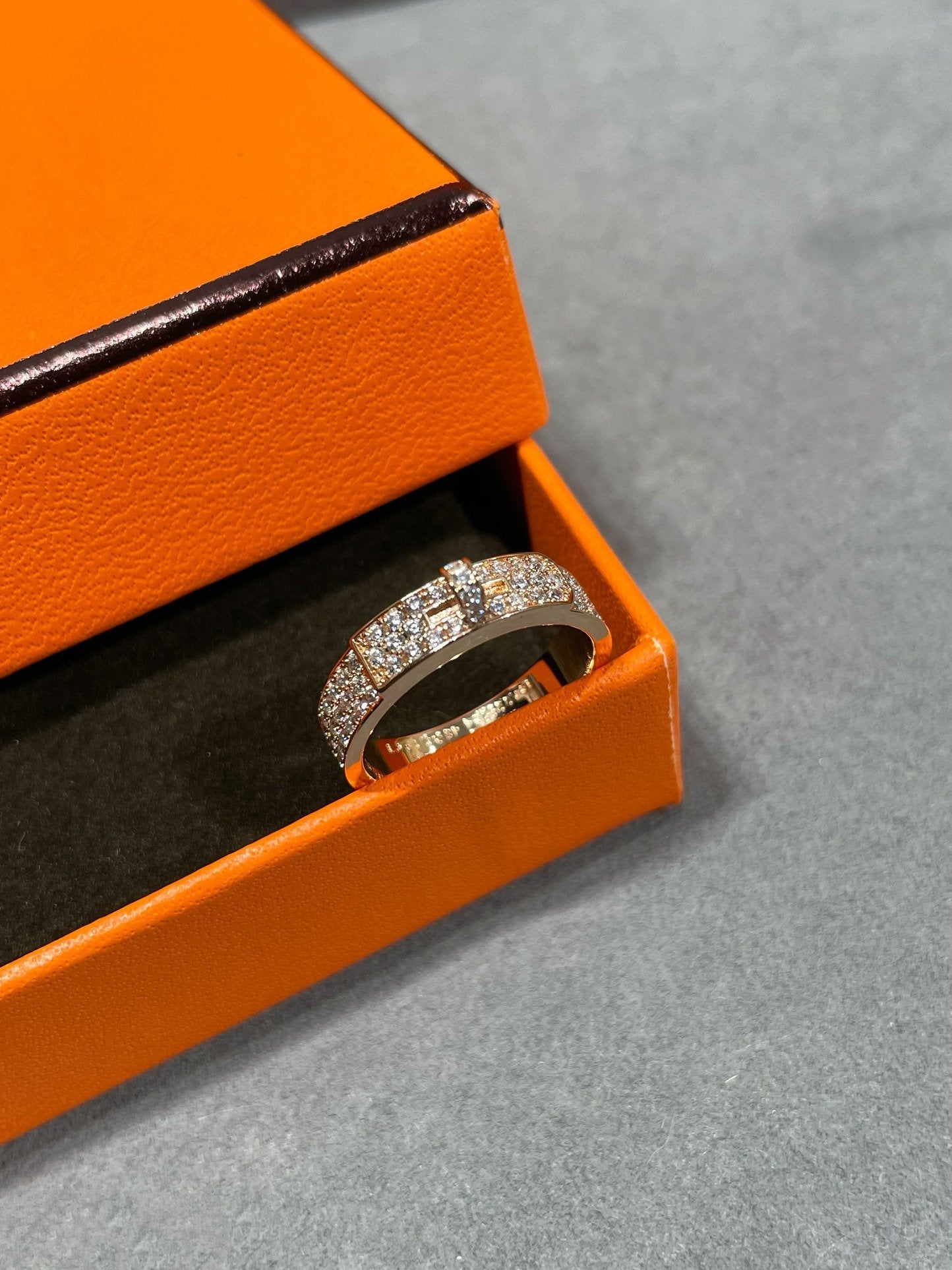 [Luxery]KELLY PINK GOLD DIAMOND RING