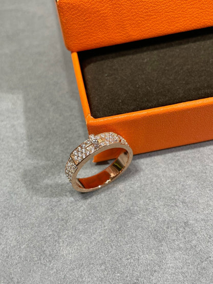 [Luxery]KELLY PINK GOLD DIAMOND RING