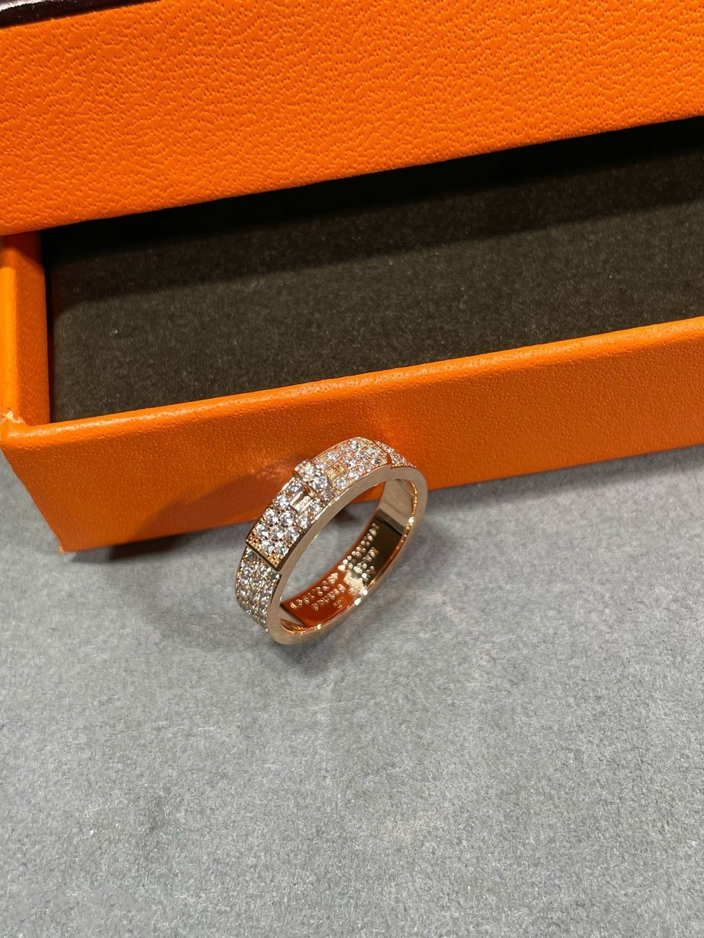 [Luxery]KELLY PINK GOLD DIAMOND RING