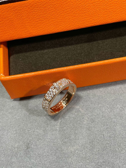[Luxery]KELLY PINK GOLD DIAMOND RING