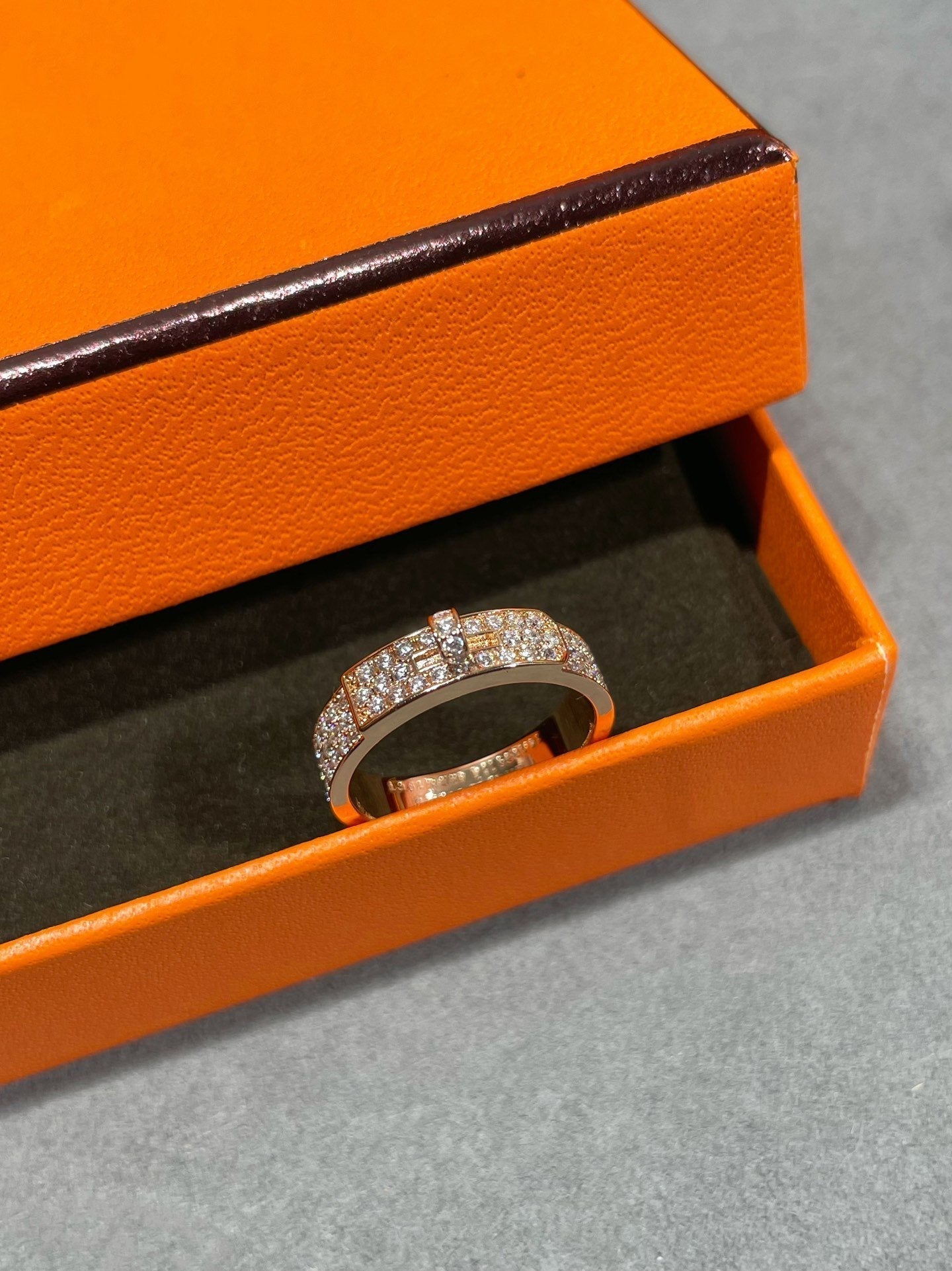 [Luxery]KELLY PINK GOLD DIAMOND RING