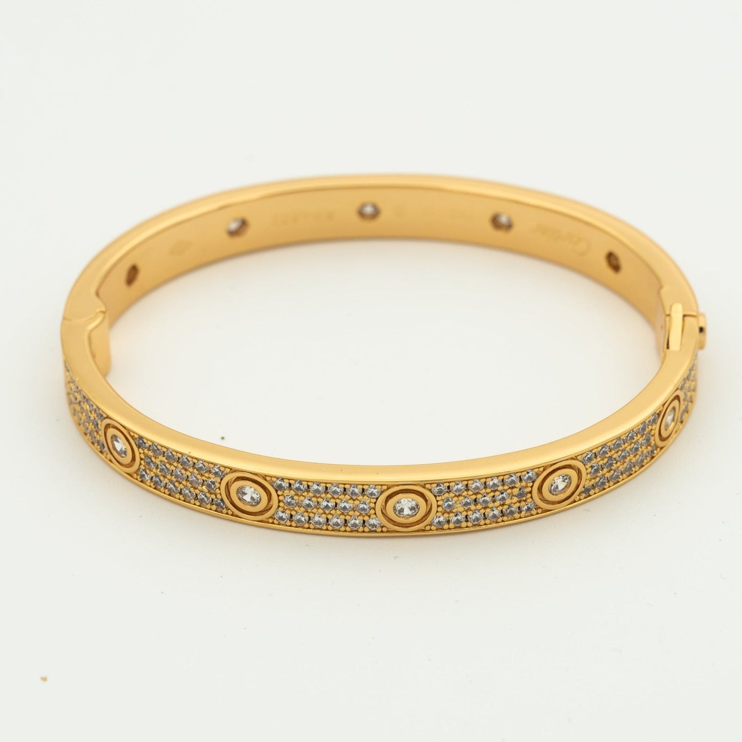 [Luxery]LOVE BRACELET 6.1MM DIAMOND-PAVED 10 BIG DIAMONDS