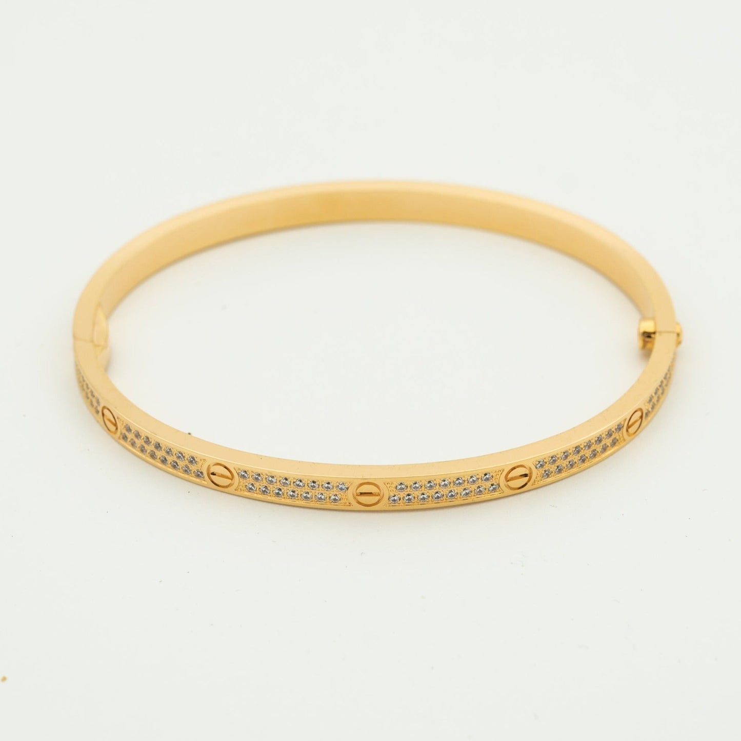 [Luxery]LOVE BRACELET 3.65MM DIAMOND-PAVED