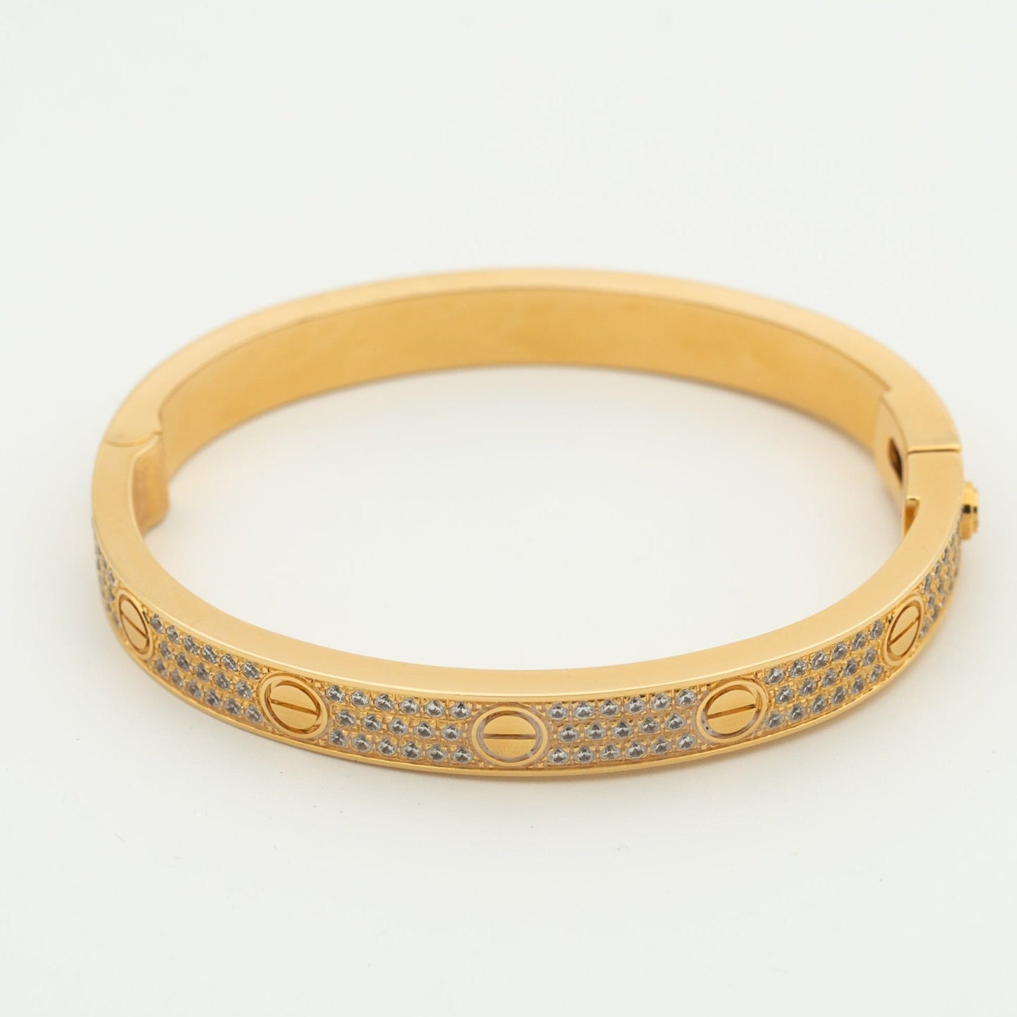 [Luxery]LOVE BRACELET 6.1MM DIAMOND-PAVED