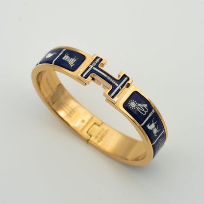 [Luxery]H BRACELET BLUE CERAMIC