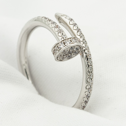 [Luxery]JUSTE RING 1.8MM SILVER DIAMONDS