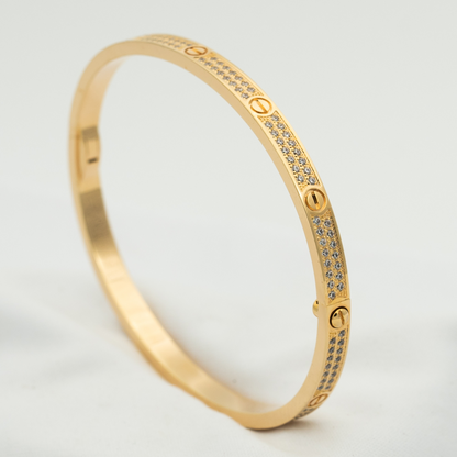 [Luxery]LOVE BRACELET 3.65MM DIAMOND-PAVED