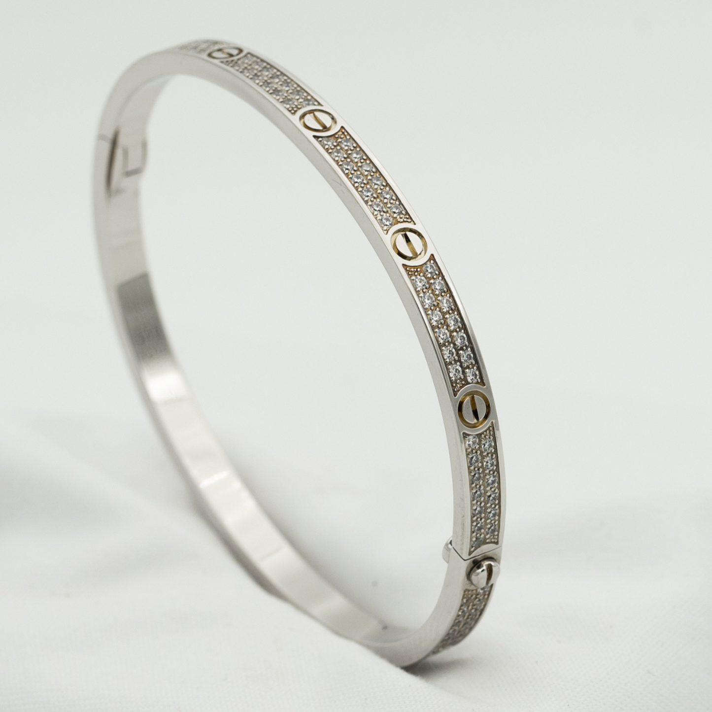 [Luxery]LOVE BRACELET 3.65MM DIAMOND-PAVED