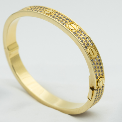 [Luxery]LOVE BRACELET 6.1MM DIAMOND-PAVED