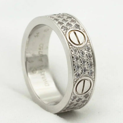 [Luxery]LOVE RING 5.5MM DIAMONDS PAVED
