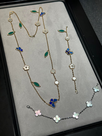 [Luxery] 2026 NEW CLOVER 15 MOTIFS LUCKY NECKLACE