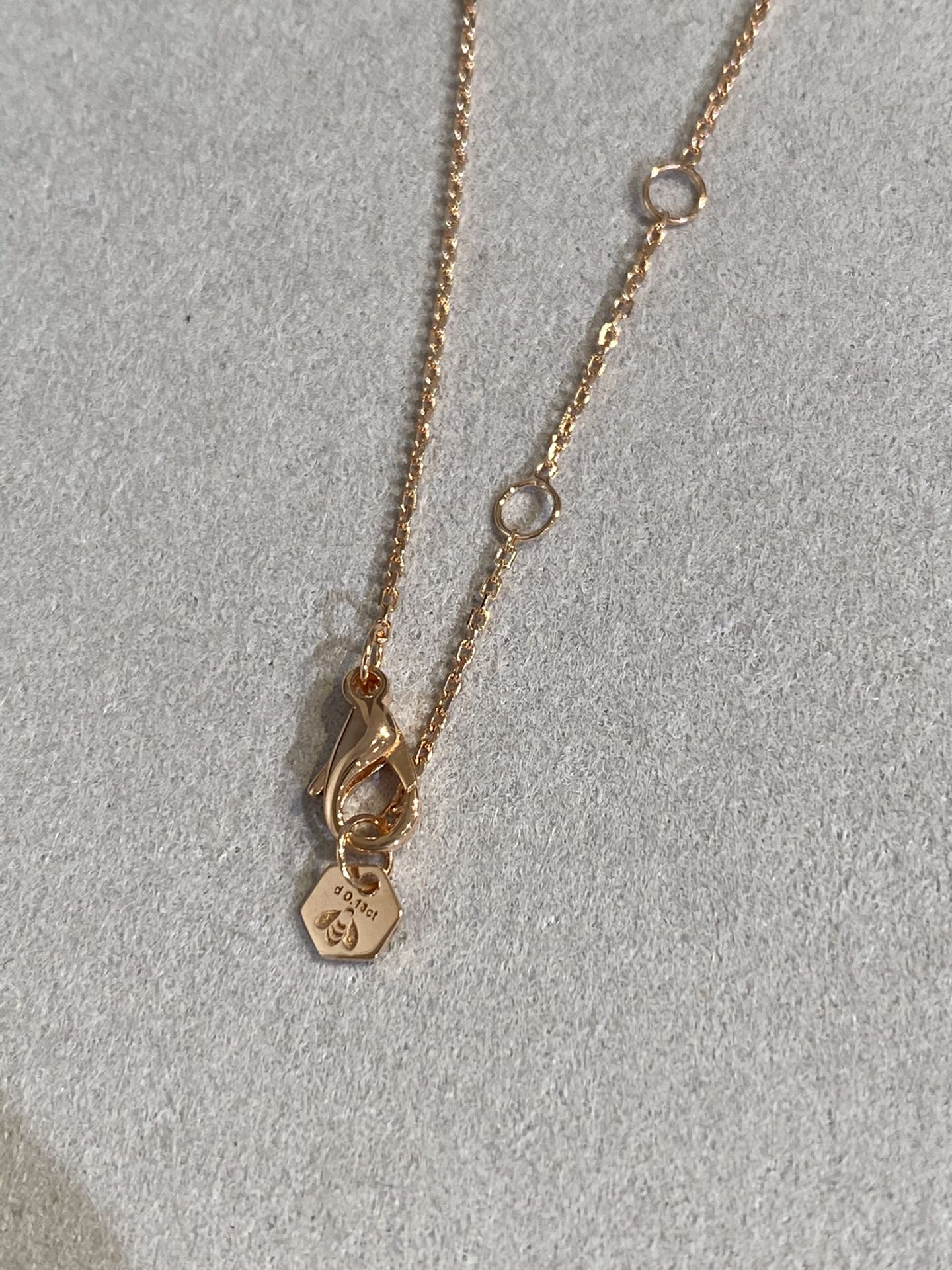 [Luxery]BEE LOVE DIAMOND NECKLACE