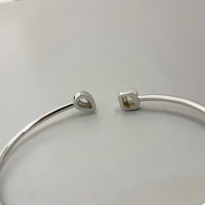 [Luxery]JONC FLEX MY TWIN TOI & MOI SILVER DIAMOND BRACELET