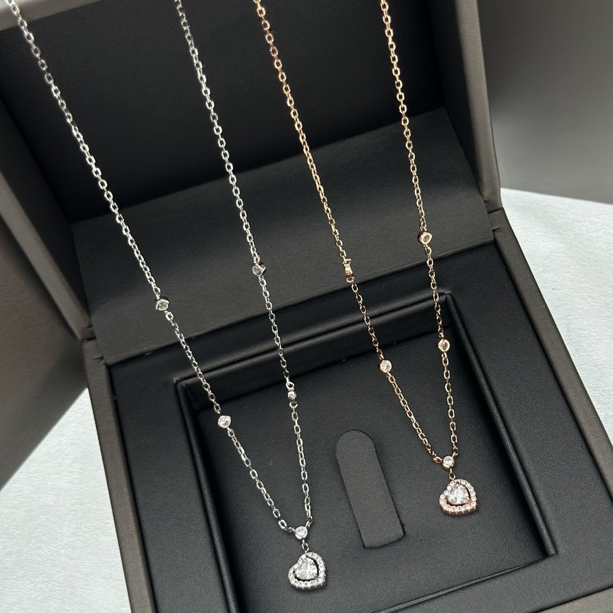 [Luxery]JOY HEART DIAMOND NECKLACE