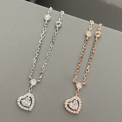 [Luxery]JOY HEART DIAMOND NECKLACE