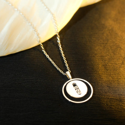 [Luxery]Demo MOVE MM SILVER DIAMOND NECKLACE