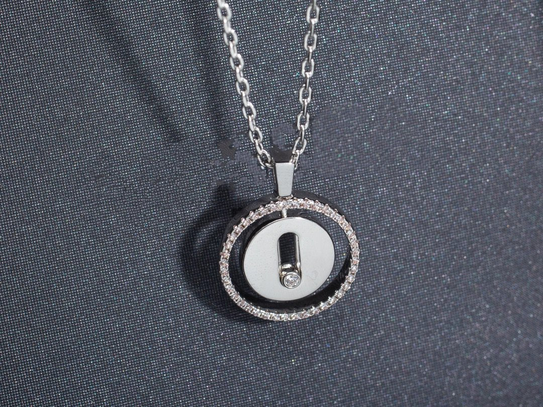 [Luxery]Demo MOVE PM NECKLACE SILVER DIAMOND