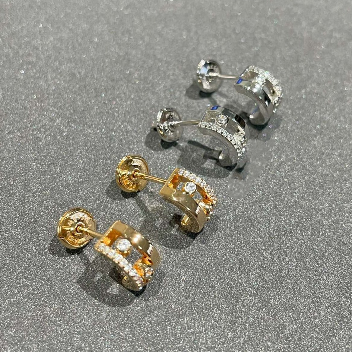 [Luxery]MOVE ROMANE EARRINGS DIAMOND