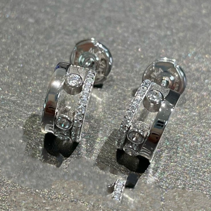 [Luxery]MOVE ROMANE EARRINGS DIAMOND