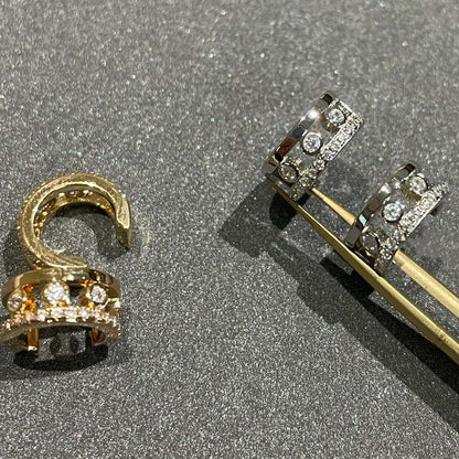 [Luxery]MOVE ROMANE EARRINGS DIAMOND