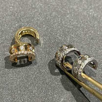 [Luxery]MOVE ROMANE EARRINGS DIAMOND