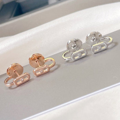 [Luxery]CREOLES MOVE UNO MINI 1 DIAMOND EARRINGS