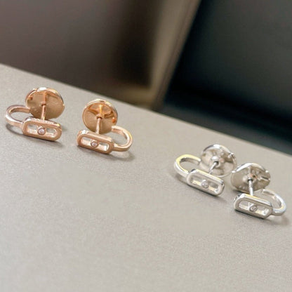 [Luxery]CREOLES MOVE UNO MINI 1 DIAMOND EARRINGS