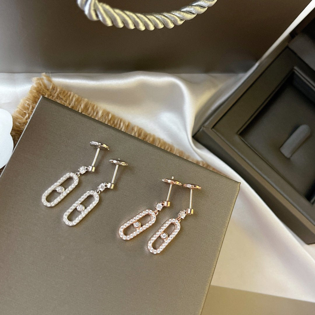 [Luxery]DORMEUSES MOVE UNO DIAMOND EARRINGS