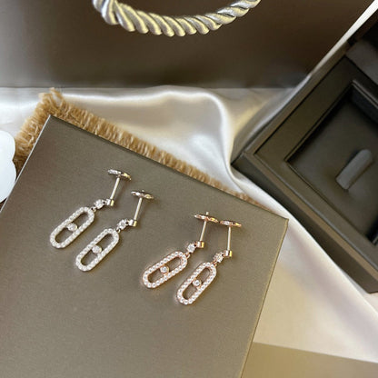 [Luxery]DORMEUSES MOVE UNO DIAMOND EARRINGS
